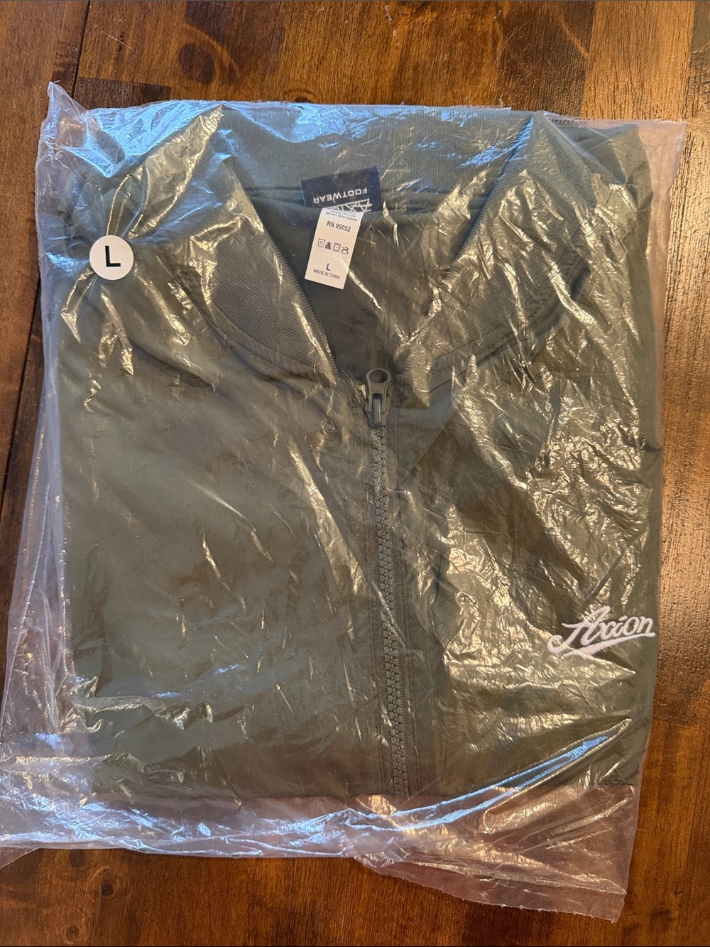 Axion shoes Black Zip-Front windbreaker